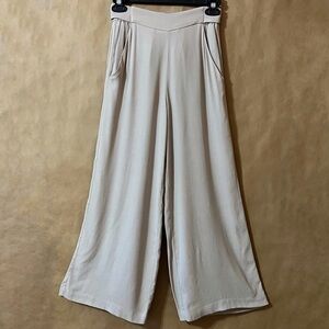Aritzia | Wilfred Faun Pant High Rise Pull On Wide Leg Pants Cairo Size XS
